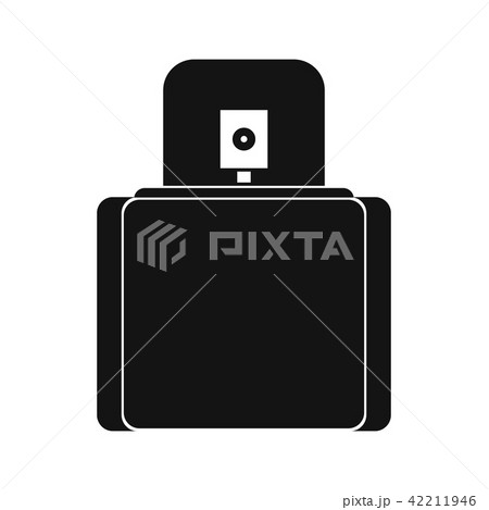 Female perfume flacon with sprayer icon Female perfume flacon with sprayer icon 42211946