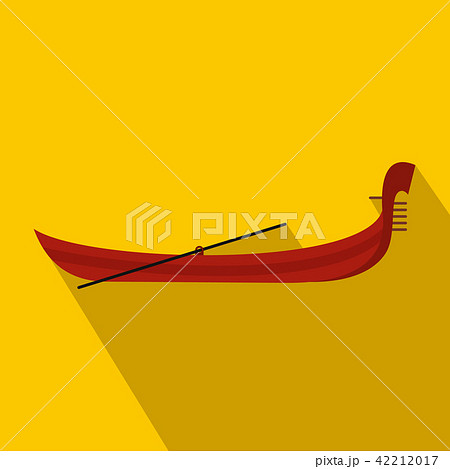 Gondola icon, flat style 42212017