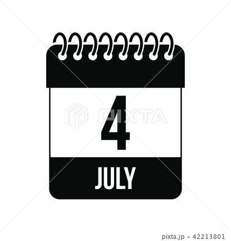 4 July Calendar, Independence Day USA icon 42213801