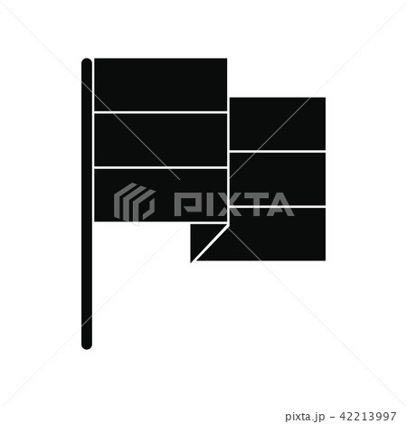 Black flag icon 42213997