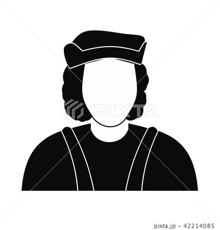 Christopher Columbus Costume Iconのイラスト素材