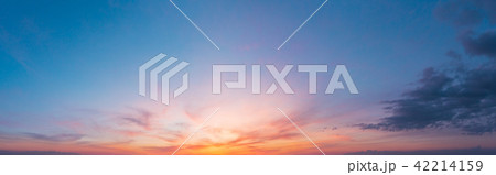 Colorful sunset twilight sky Colorful sunset twilight sky 42214159