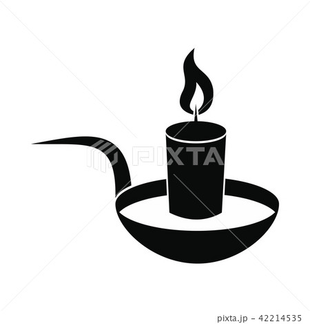 Candle icon black 42214535