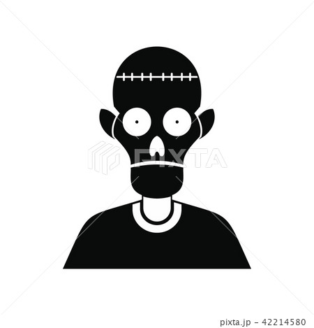 Zombie icon black Zombie icon black 42214580