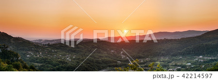 Kutaisi, Georgia. View Of Valley From Gelati Monastery In Sunset 42214597