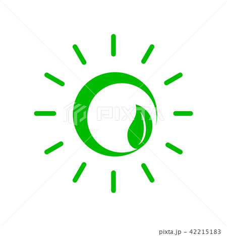 Green plant icon, simple style  42215183