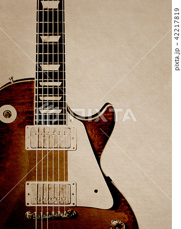 背景-紙-エレキギター 42217819