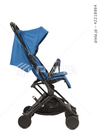 A stroller on a white background, modern design. 42218864