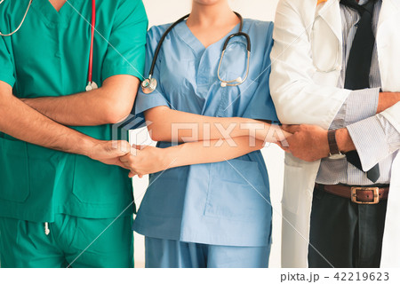 Closeup portrait of medical doctors  42219623