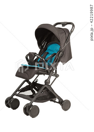 A stroller on a white background, modern design. 42219987