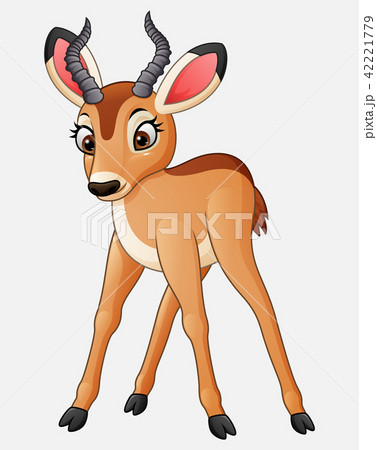 Cartoon impala isolated on white background Cartoon impala isolated on white background 42221779