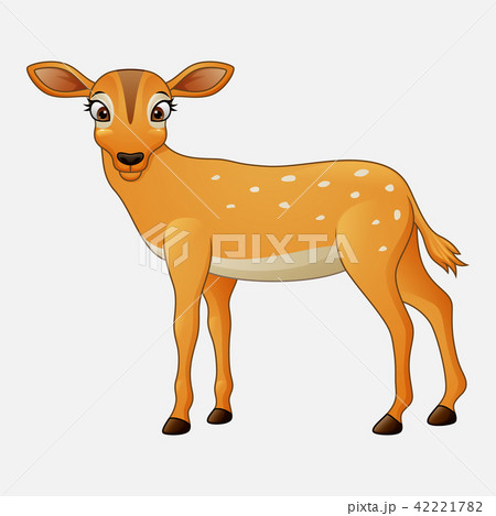 Cute deer cartoon 42221782