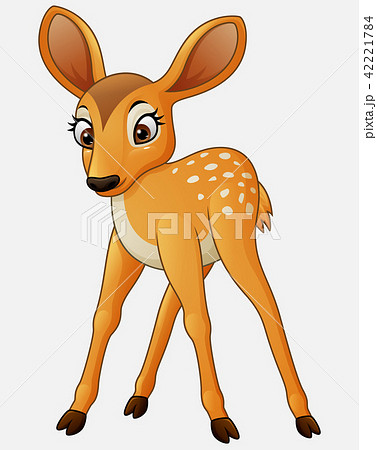 Cute deer cartoon 42221784