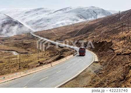 Truck on the road 42223740