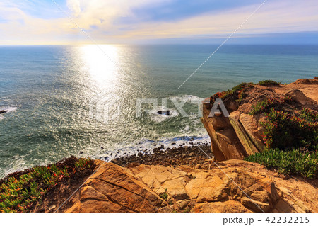 Cabo da Roca, Portugal sunset at Atlantic 42232215