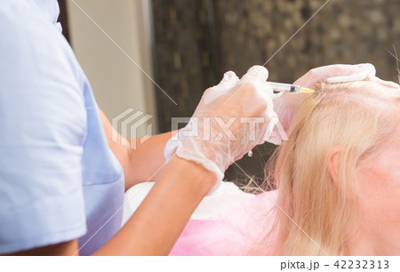 Anti hair loss injection in clinic 42232313