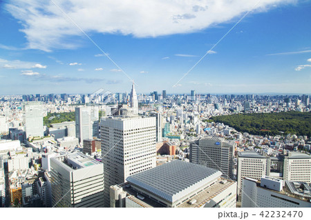 西新宿から見た東京の都市風景 42232470