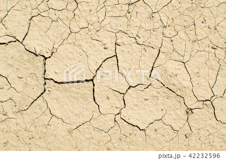 Cracked Dry Earth Top View 42232596
