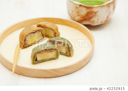 抹茶と熊本名物・いきなり団子 42232915