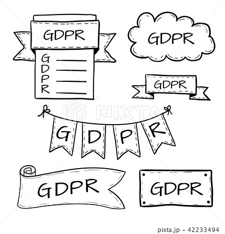 GDPR Security Internet Doodle GDPR Security Internet Doodle 42233494