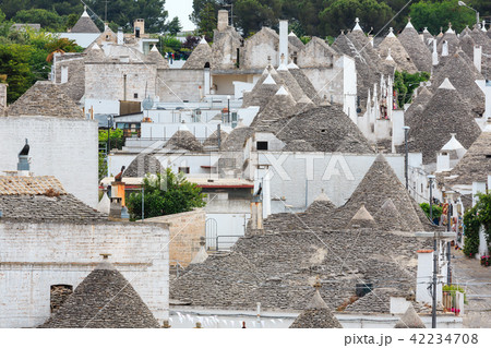 Trulli houses in Alberobello, Italy Trulli houses in Alberobello, Italy 42234708