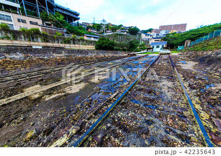 小菅修船場跡の夕暮れ　世界文化遺産　【長崎県長崎市】 42235643