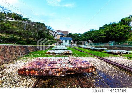 小菅修船場跡の夕暮れ　世界文化遺産　【長崎県長崎市】 42235644
