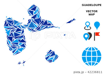 Blue Triangle Guadeloupe Map Blue Triangle Guadeloupe Map 42236811