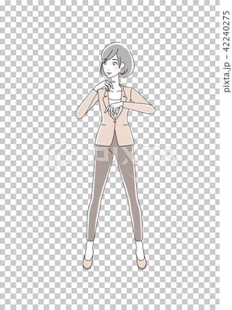 女B姿勢D全身服B [等待] 42240275