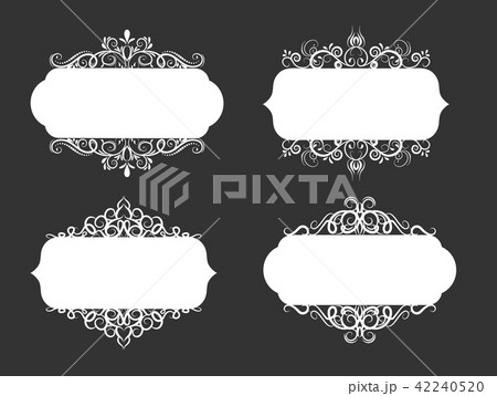 Vector illustration of old style label 42240520