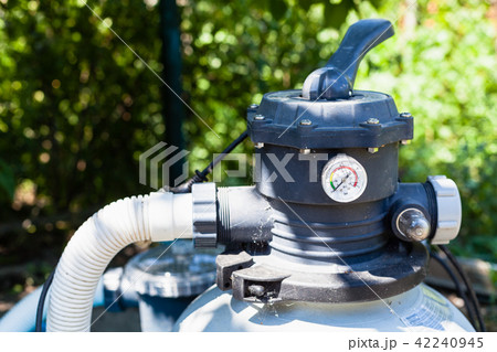 pump of outdoor filtering system of swimming pool 42240945