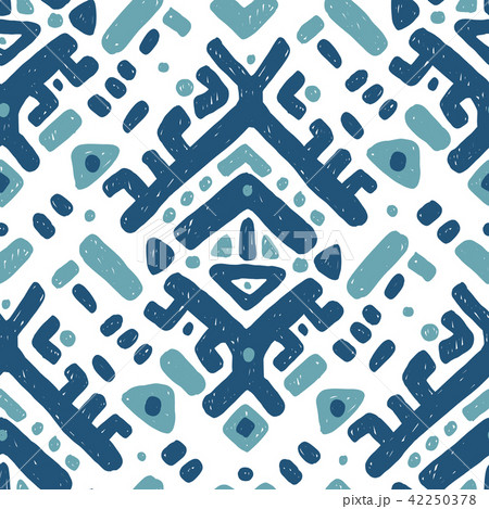 Ikat ornament. Tribal pattern 42250378