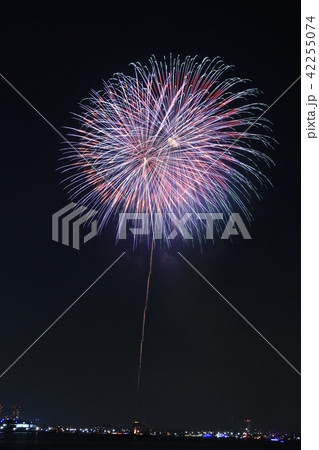 横浜スパークリングトワイライト２０１８　打ち上げ花火スターマイン 42255074