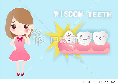 woman with wisdom teeth 42255182