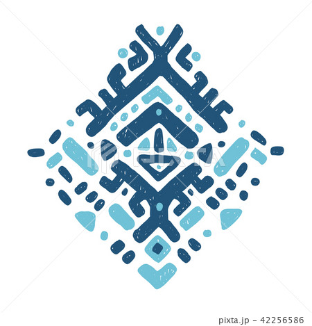 Ikat ornament. Tribal pattern 42256586