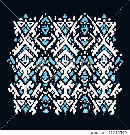 Ikat ornament. Tribal pattern 42256590