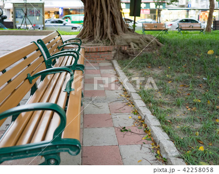 bench in the city park bench in the city park 42258058