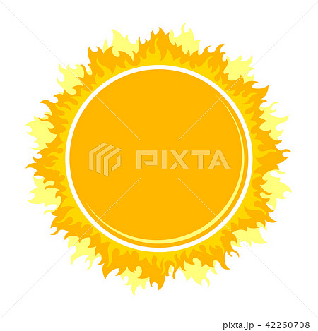 Burning round frame 42260708