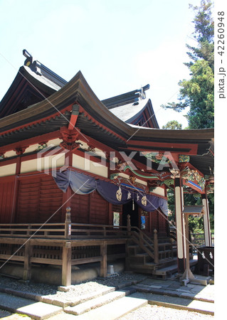 足利・下野国一社八幡宮（拝殿） 42260948