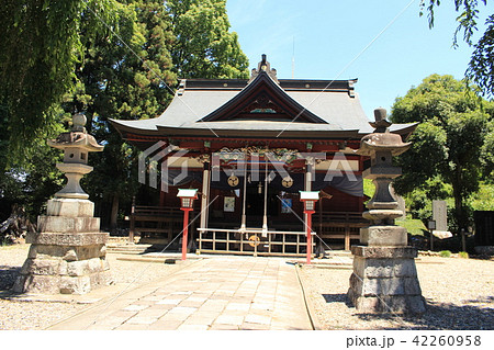 足利・下野国一社八幡宮（拝殿） 42260958