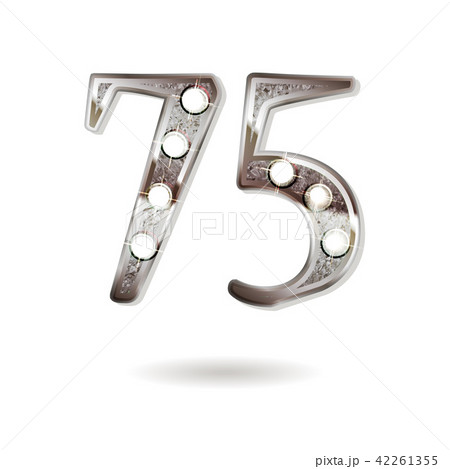 75 years anniversary celebration design 42261355