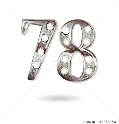 78 years anniversary celebration design 42261358