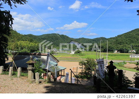足利市・樺崎八幡宮（史跡樺崎寺跡・本殿から見る風景） 42261397