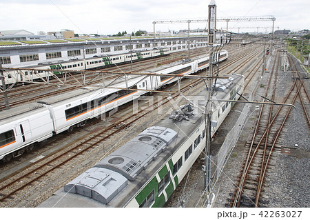 大宮総合車両センター東大宮センターの特急車両 大宮総合車両センター東大宮センターの特急車両 42263027