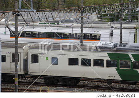 大宮総合車両センター東大宮センターの特急車両 大宮総合車両センター東大宮センターの特急車両 42263031