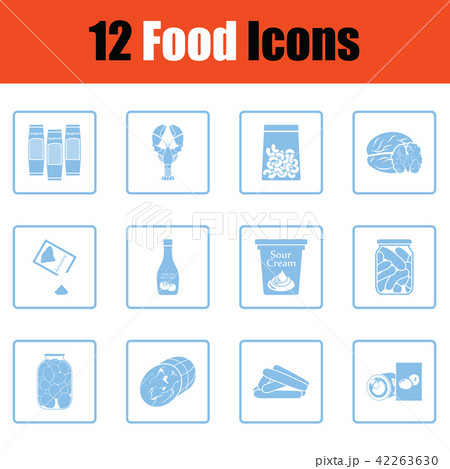 Set of food icons 42263630