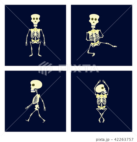 assembly illustration skeleton Halloween monster assembly illustration skeleton Halloween monster 42263757