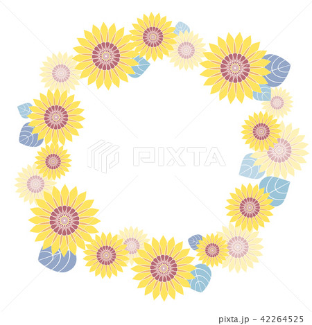ひまわりフレーム 42264525