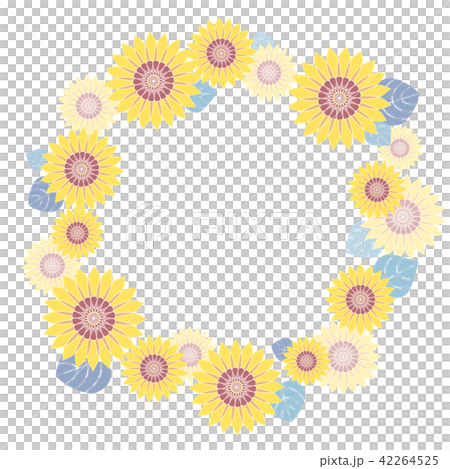 ひまわりフレーム 42264525