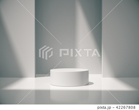 Pedestal for display ,White room and lateral light Pedestal for display ,White room and lateral light 42267808